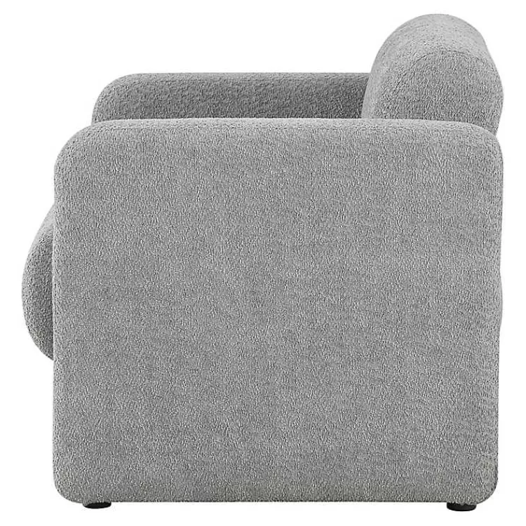 gray_boucle_modern_accent_chair_2.webp Boucle Modern Accent Chair>Kirklands Home Cheap