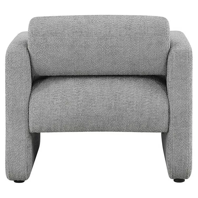 gray_boucle_modern_accent_chair_3.webp Boucle Modern Accent Chair>Kirklands Home Cheap