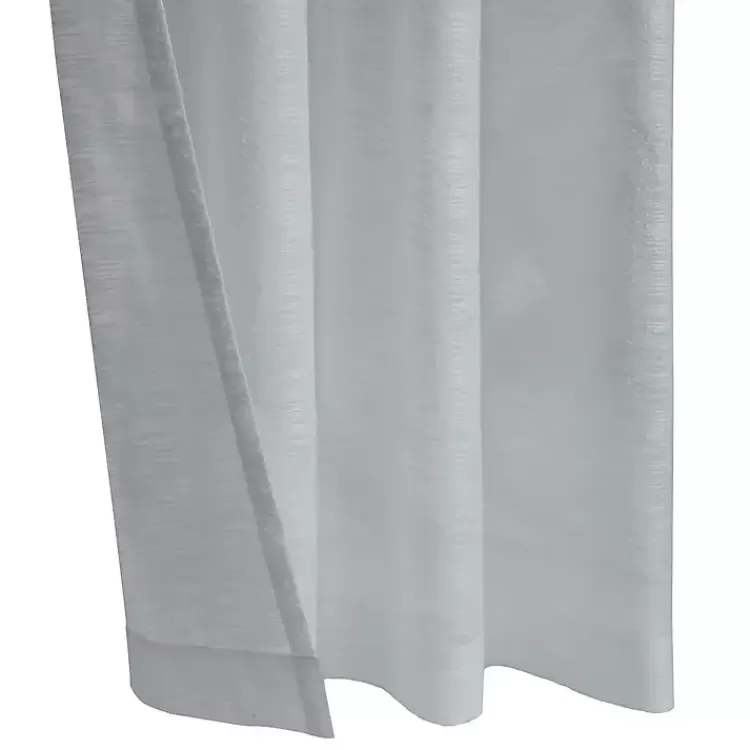 gray_boucle_sheer_single_curtain_panel__in_4.webp Boucle Sheer Single Curtain Panel, 95 in.>Kirklands Home Sale