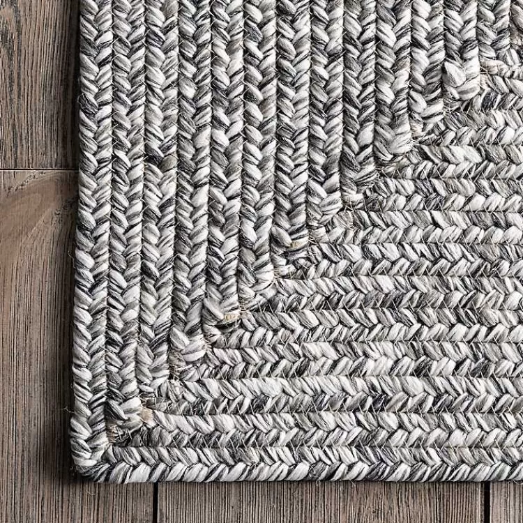 gray_braided_lefebvre_area_rug_x_6.webp Braided Lefebvre Area Rug, 10x14>Kirklands Home Outlet