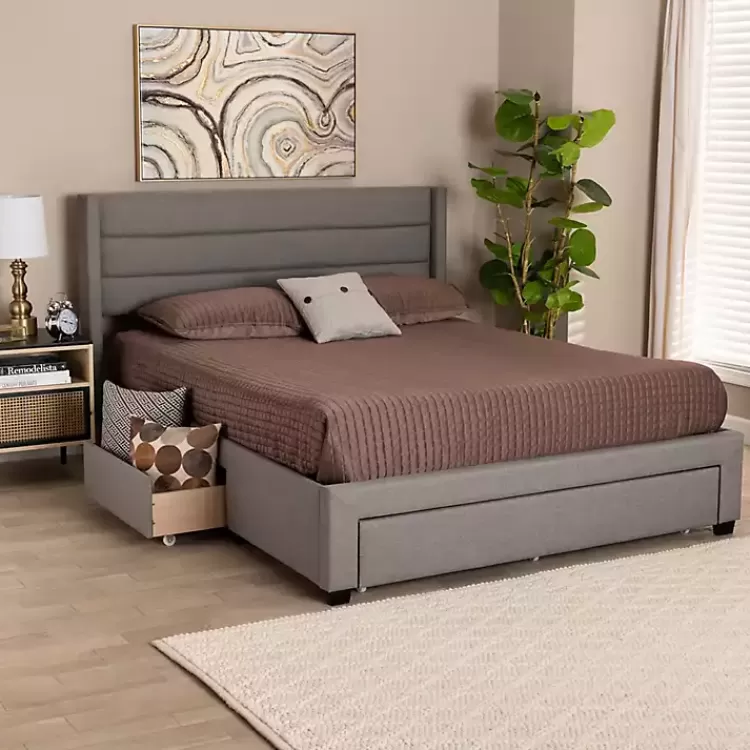 gray_braylon_upholstered_drawer_queen_bed_10.webp Braylon Upholstered 3-Drawer Queen Bed>Kirklands Home Sale