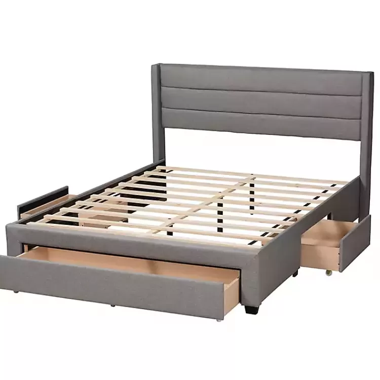 gray_braylon_upholstered_drawer_queen_bed_4.webp Braylon Upholstered 3-Drawer Queen Bed>Kirklands Home Sale