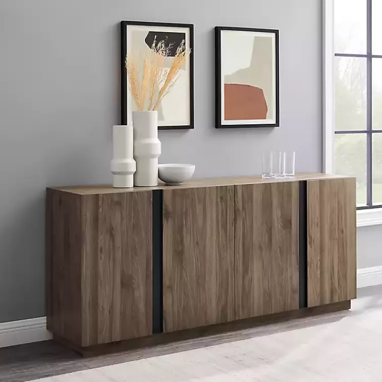 Gray Brown Modern 2-Door Sideboard>Kirklands Home Online
