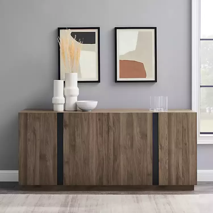 Gray Brown Modern 2-Door Sideboard>Kirklands Home Online