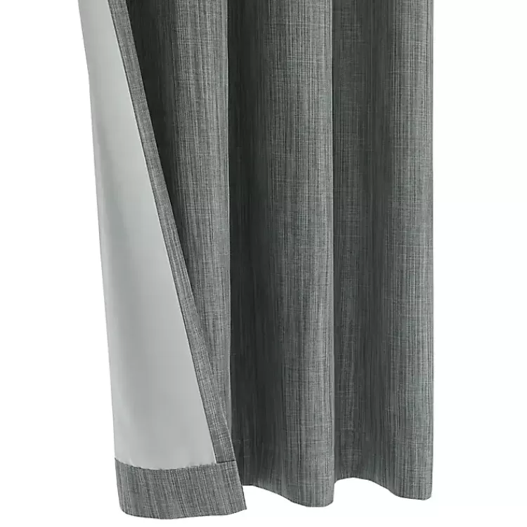 gray_bryson_textured_curtain_panel__in_4.webp Bryson Textured Curtain Panel, 95 in.>Kirklands Home Outlet
