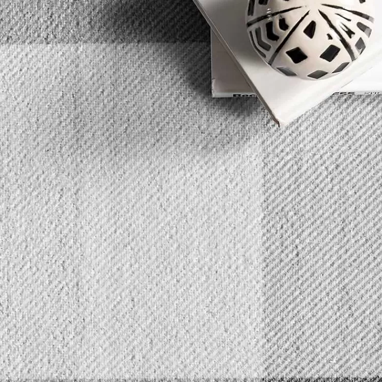 gray_buffalo_plaid_washable_area_rug_x_3.webp Gray Buffalo Plaid Washable Area Rug, 4x6>Kirklands Home Outlet