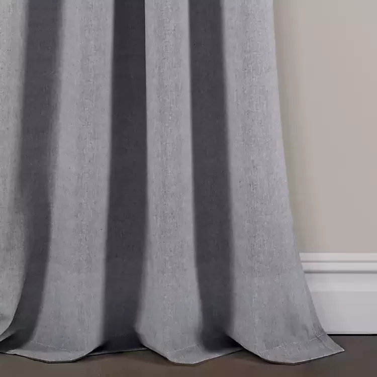gray_button_and_stripe_curtain_panel_set__in_3.webp Gray Button and Stripe Curtain Panel Set, 95 in.>Kirklands Home Cheap