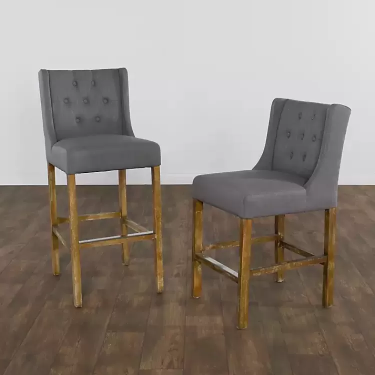 Button Tufted Kia Barstool>Kirklands Home Best Sale