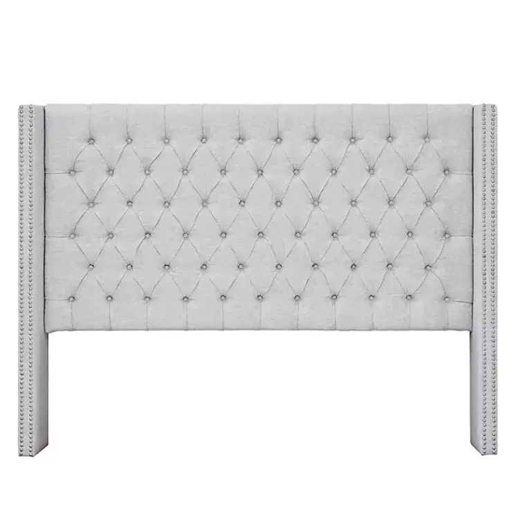 Button Tufted Nailhead Trim Queen Headboard>Kirklands Home Hot
