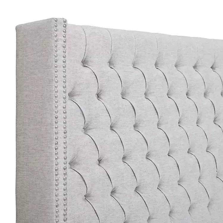 Button Tufted Nailhead Trim Queen Headboard>Kirklands Home Hot