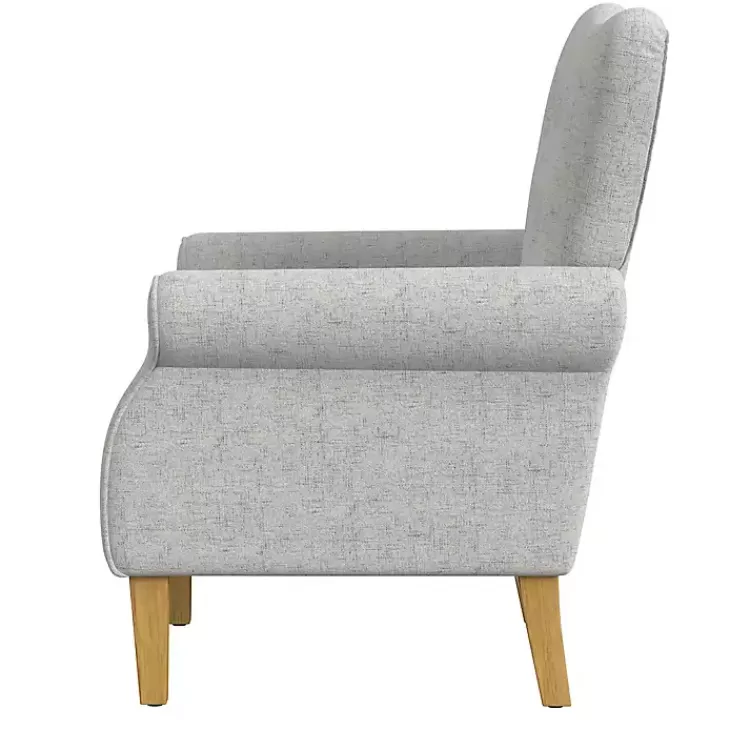 gray_buttontufted_rolled_arm_accent_chair_4.webp Button-Tufted Rolled Arm Accent Chair>Kirklands Home Clearance