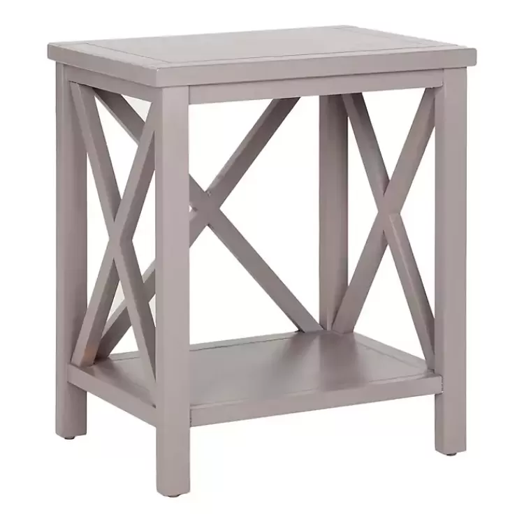 Candice Cross Back Accent Table>Kirklands Home Cheap