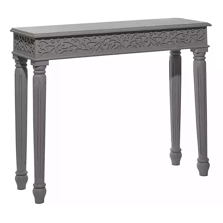 Carved Wood Console Table>Kirklands Home Cheap