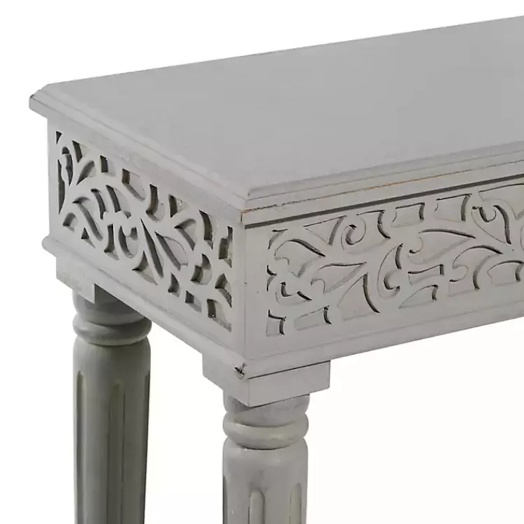 Carved Wood Console Table>Kirklands Home Cheap