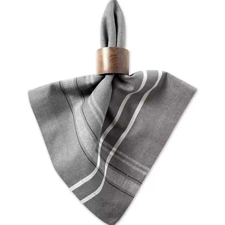 gray_chambray_french_stripe_napkins_set_of__5.webp Chambray French Stripe Napkins, Set of 6>Kirklands Home Shop