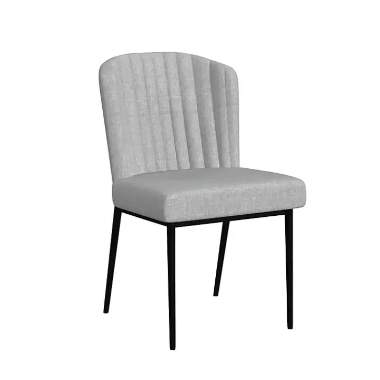 Channel Back Rounded Dining Chairs, Set of 2>Kirklands Home Store