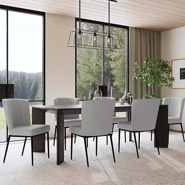gray_channel_back_rounded_dining_chairs_set_of__4.webp Channel Back Rounded Dining Chairs, Set of 2>Kirklands Home Store
