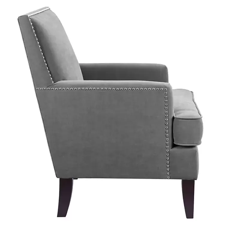 gray_charlie_track_arm_club_accent_chair_2.webp Charlie Track Arm Club Accent Chair>Kirklands Home Cheap