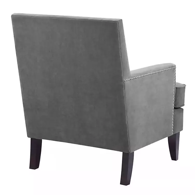 gray_charlie_track_arm_club_accent_chair_3.webp Charlie Track Arm Club Accent Chair>Kirklands Home Cheap