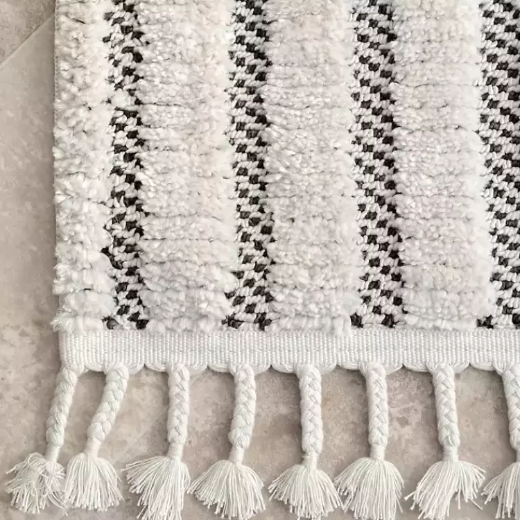 gray_checkered_tiles_area_rug_with_tassels_x_5.webp Gray Checkered Tiles Area Rug with Tassels, 5x7>Kirklands Home Discount