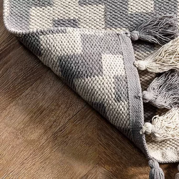 gray_chevron_cotton_tassel_area_rug_x_5.webp Gray Chevron Cotton Tassel Area Rug, 8x10>Kirklands Home Cheap