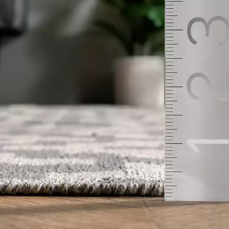 gray_chevron_cotton_tassel_area_rug_x_6.webp Gray Chevron Cotton Tassel Area Rug, 8x10>Kirklands Home Cheap