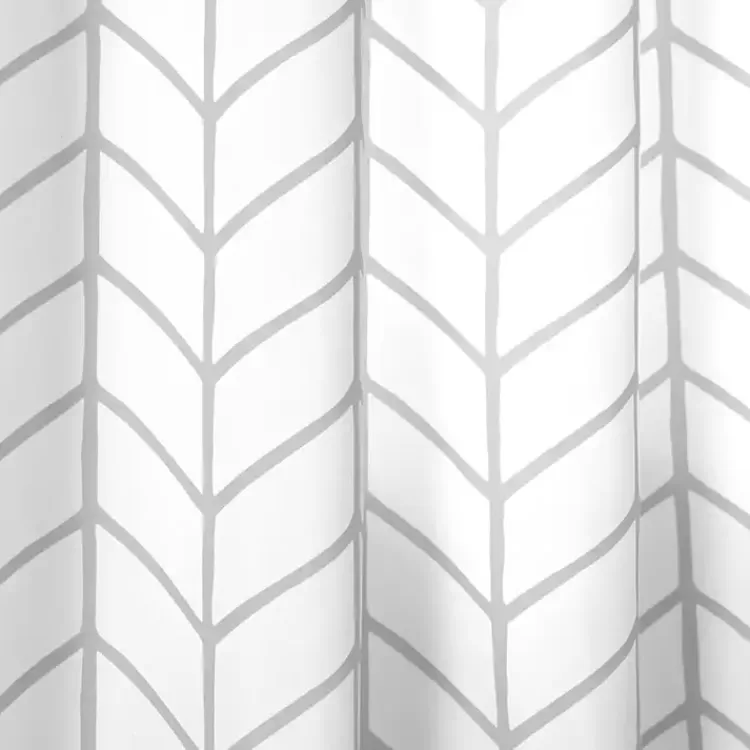 gray_chevron_pc_curtain_panel_set__in_2.webp Chevron 2-pc. Curtain Panel Set, 84 in.>Kirklands Home Online