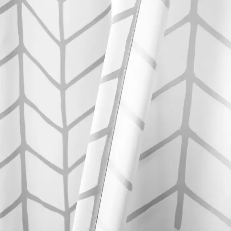 gray_chevron_pc_curtain_panel_set__in_3.webp Chevron 2-pc. Curtain Panel Set, 84 in.>Kirklands Home Online