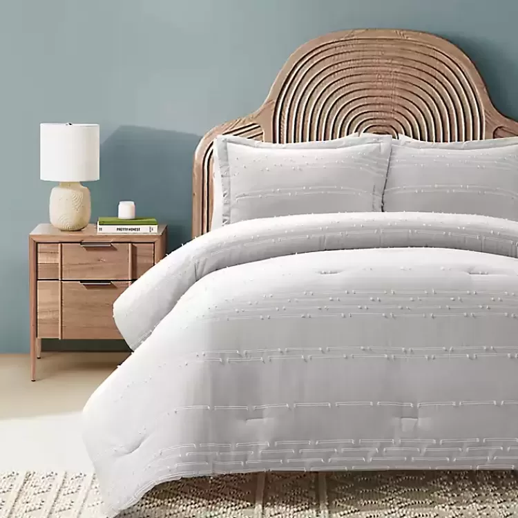 Clipped Stripe 3-pc. Full/Queen Comforter Set>Kirklands Home Sale