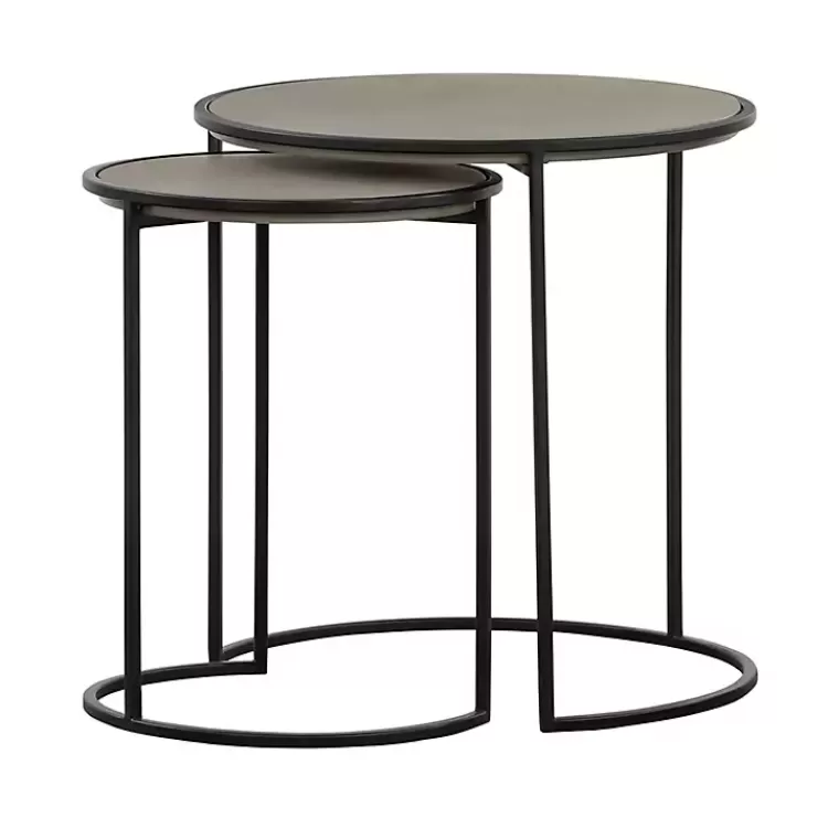 Concrete Nesting Accent Tables, Set of 2>Kirklands Home Store