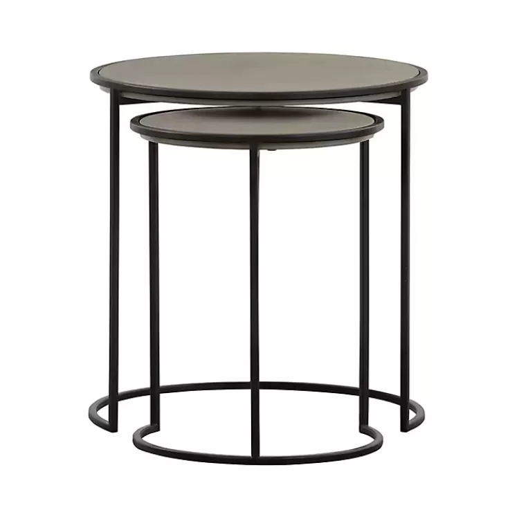 Concrete Nesting Accent Tables, Set of 2>Kirklands Home Store