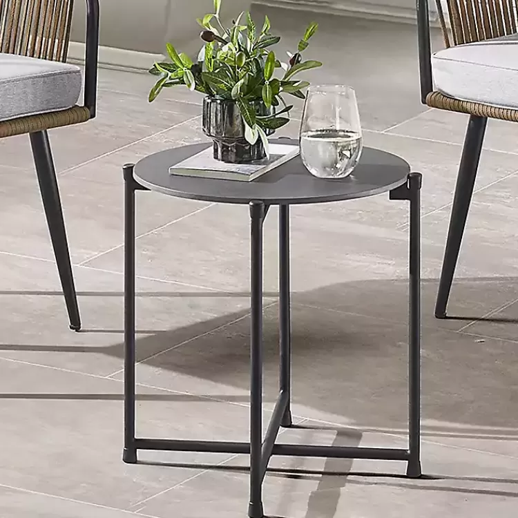 Concrete Top Outdoor Cocktail Table>Kirklands Home Clearance