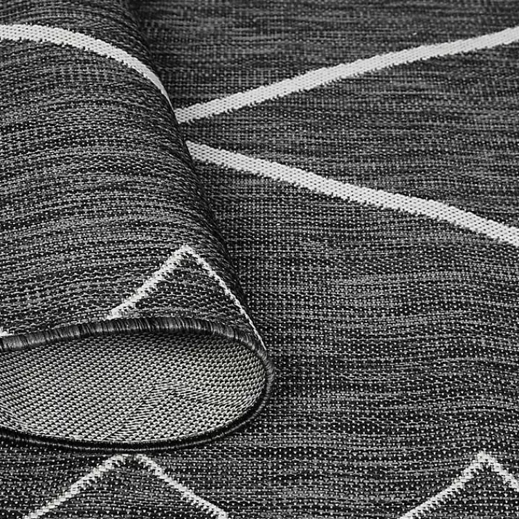 gray_connected_diamond_outdoor_area_rug_x_2.webp Connected Diamond Outdoor Area Rug, 8x10>Kirklands Home Discount