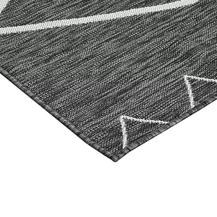 gray_connected_diamond_outdoor_area_rug_x_5.webp Connected Diamond Outdoor Area Rug, 8x10>Kirklands Home Discount