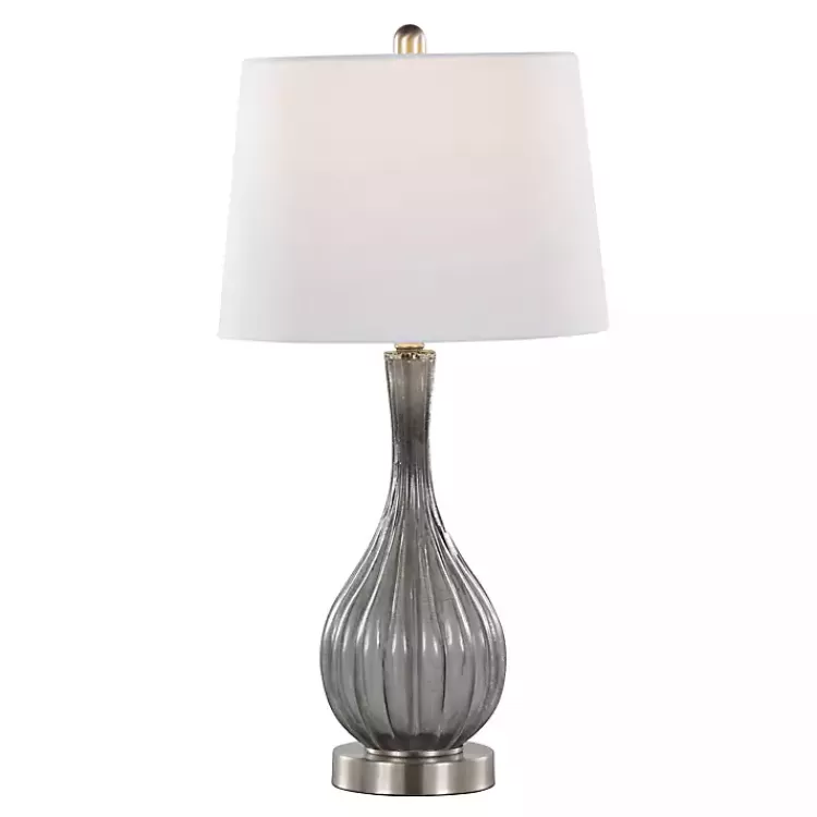 gray_crackle_glass_teardrop_table_lamps_set_of__2.webp Crackle Glass Teardrop Table Lamps, Set of 2>Kirklands Home Fashion