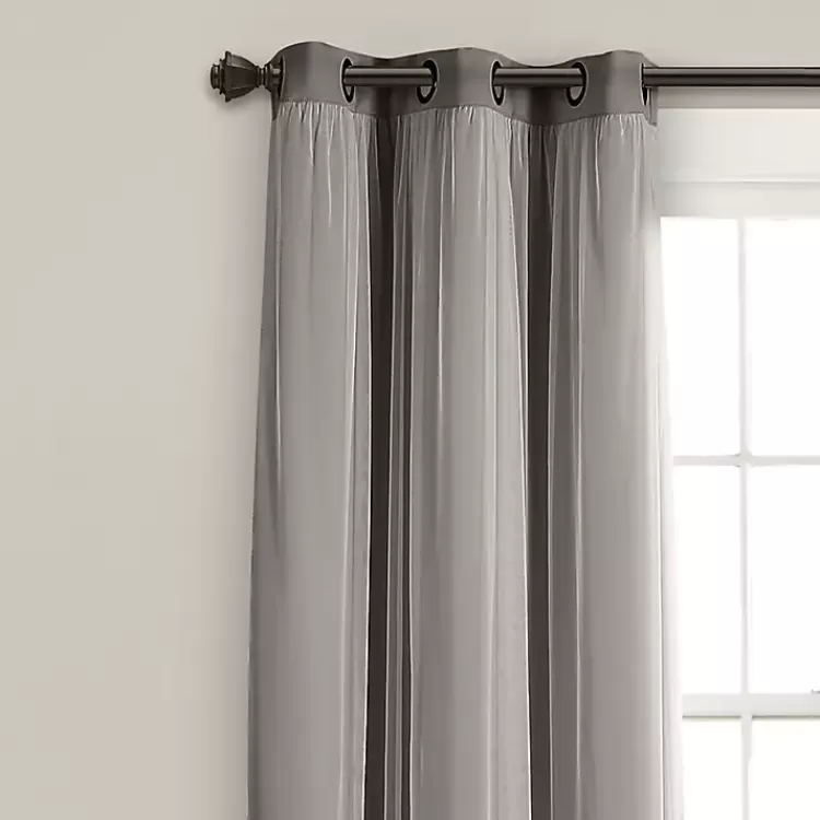 gray_curtain_panel_set_with_overlay__in_4-1.webp Curtain Panel Set with Overlay, 95 in.>Kirklands Home Hot