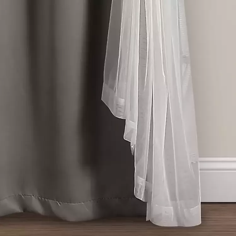 gray_curtain_panel_set_with_overlay__in_5.webp Curtain Panel Set with Overlay, 95 in.>Kirklands Home Hot