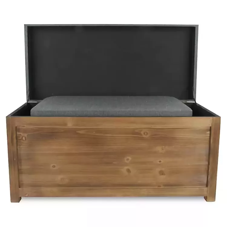gray_cushioned_storage_benches_set_of__2.webp Cushioned Storage Benches, Set of 2>Kirklands Home New