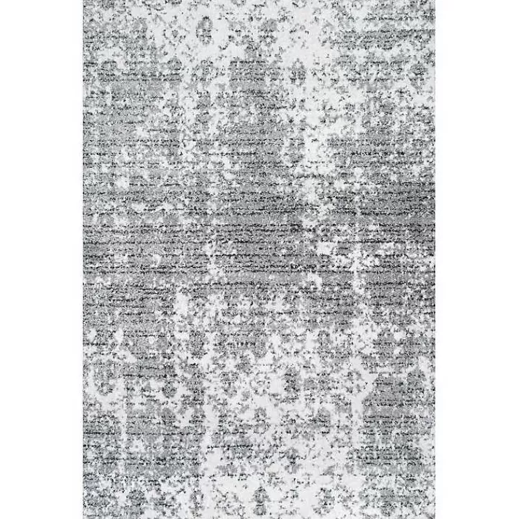 Gray Distressed Power Loomed Area Rug, 12x15>Kirklands Home Hot