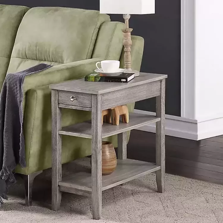 Double Shelf Wood Accent Table>Kirklands Home Discount