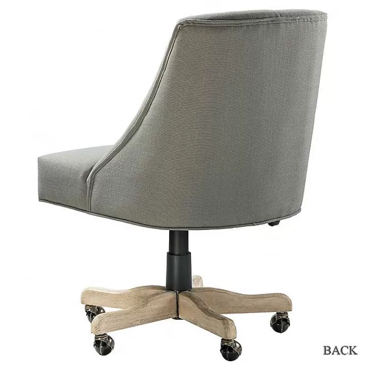 gray_dylan_upholstered_office_chair_2.webp Dylan Upholstered Office Chair>Kirklands Home Clearance
