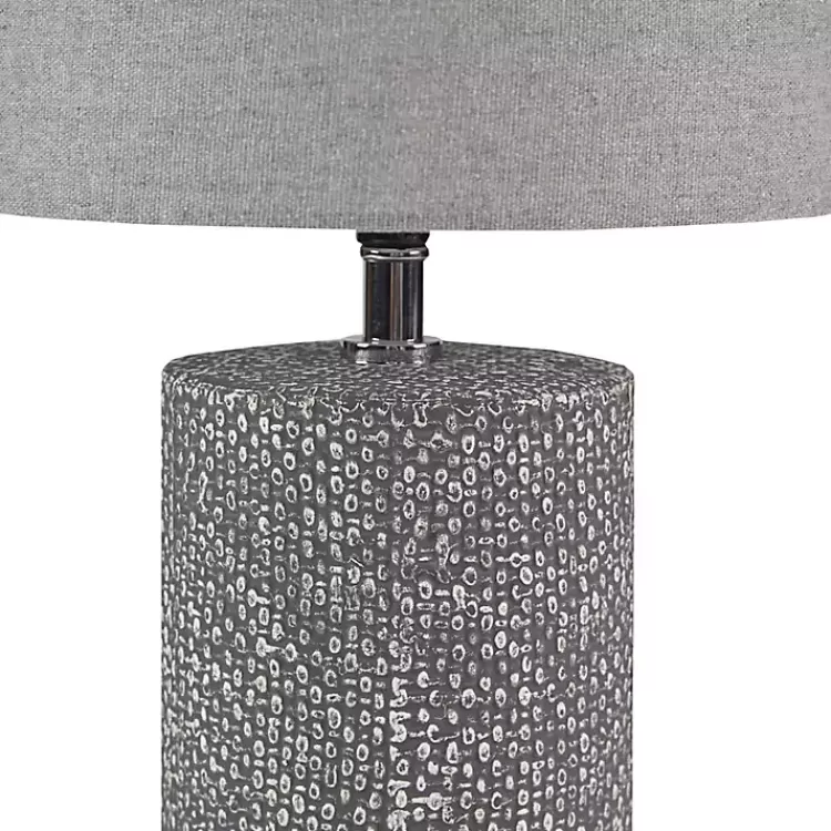 gray_embossed_ceramic_bayard_table_lamp_4.webp Embossed Ceramic Bayard Table Lamp>Kirklands Home Hot