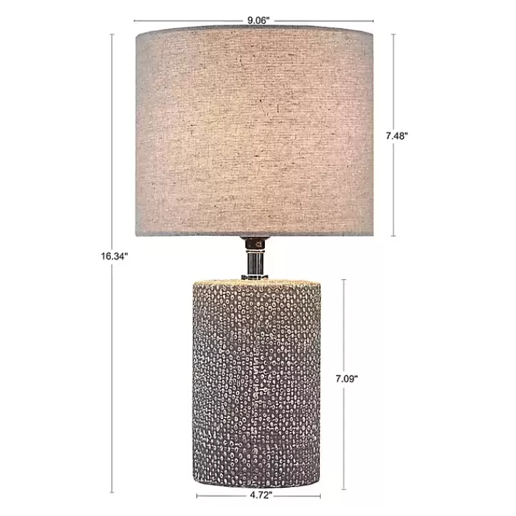 gray_embossed_ceramic_bayard_table_lamp_6.webp Embossed Ceramic Bayard Table Lamp>Kirklands Home Hot
