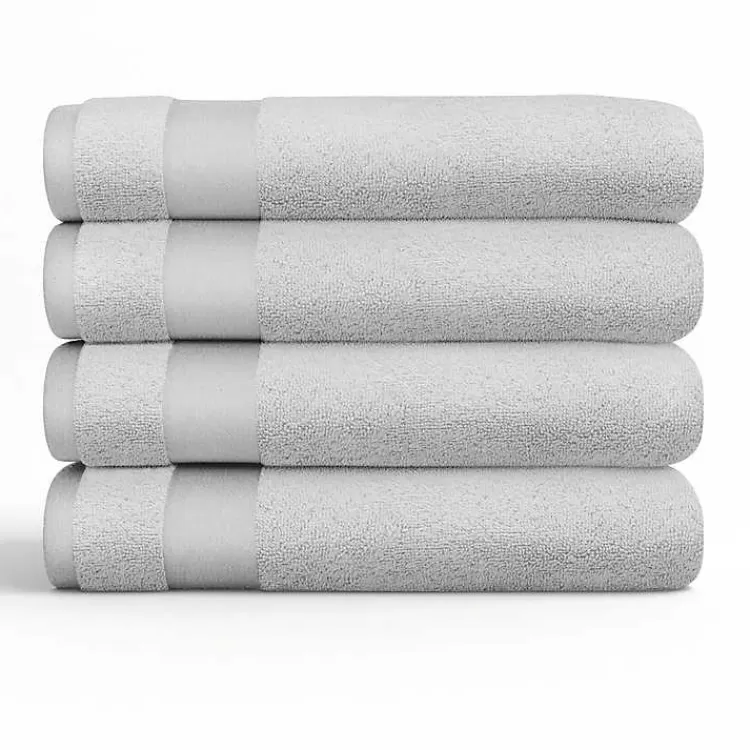 Essential Cotton Bath Towels, Set of 4>Kirklands Home Clearance