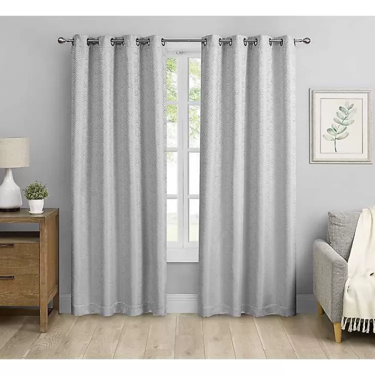 Fans Blackout Curtain Panel Set, 84 in.>Kirklands Home Fashion