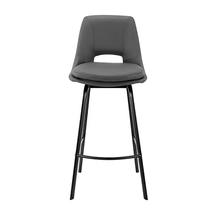 Faux Leather Carise Swivel Counter Stool>Kirklands Home Best Sale