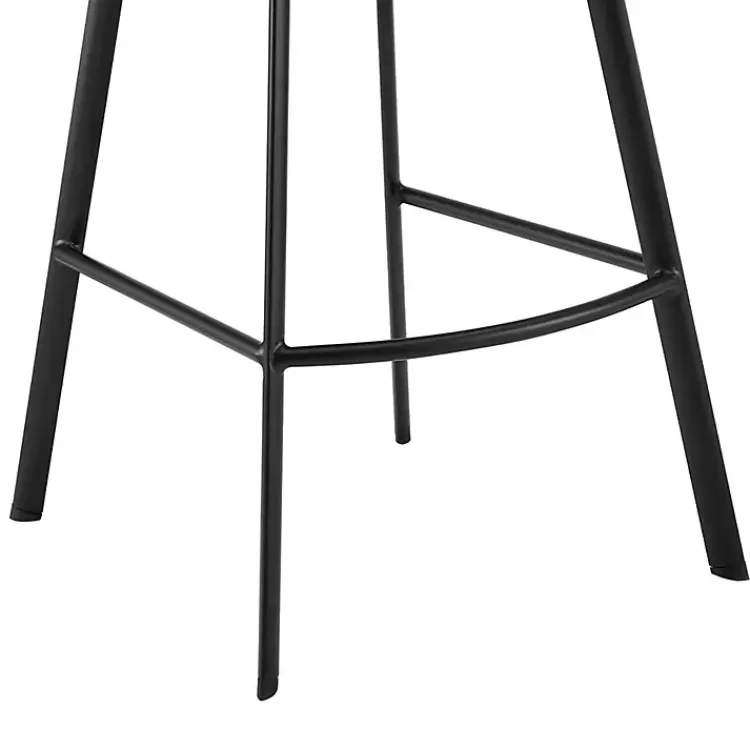 gray_faux_leather_carise_swivel_counter_stool_7.webp Faux Leather Carise Swivel Counter Stool>Kirklands Home Best Sale
