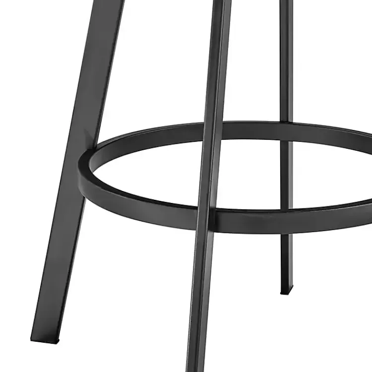 gray_faux_leather_chelsea_swivel_bar_stool_4.webp Faux Leather Chelsea Swivel Bar Stool>Kirklands Home Hot