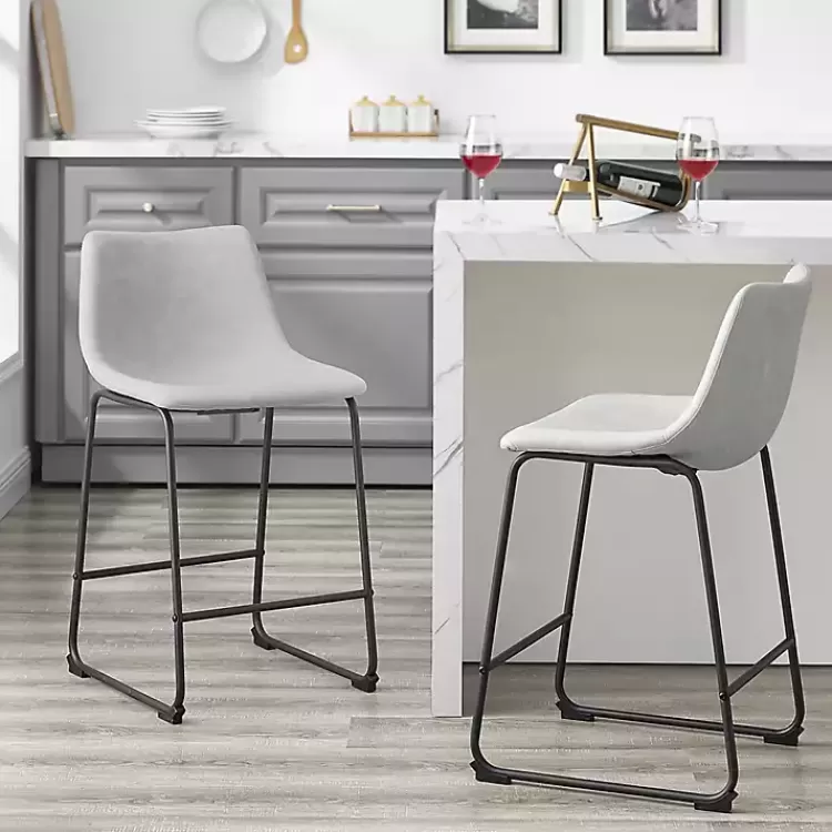 Faux Leather Counter Stools, Set of 2>Kirklands Home Discount