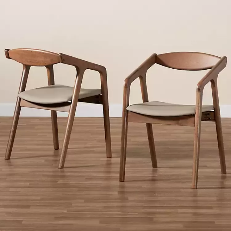 Faux Leather Harland Dining Chairs, Set of 2>Kirklands Home Outlet